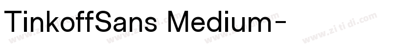 TinkoffSans Medium字体转换